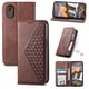 thumbnail image 4 of Funda Flip FOXDOCK para Samsung Galaxy Xcover 7 , Estilo Billetera con Diseño Rombo, Correa de Mano y Soporte, Uso Diario, 4 of 6