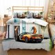 thumbnail image 1 of Fancy Car Quilt Duvet Cover Set Bedding Home Textiles Bedclothes3-Piece Bedding Set, 1 of 5