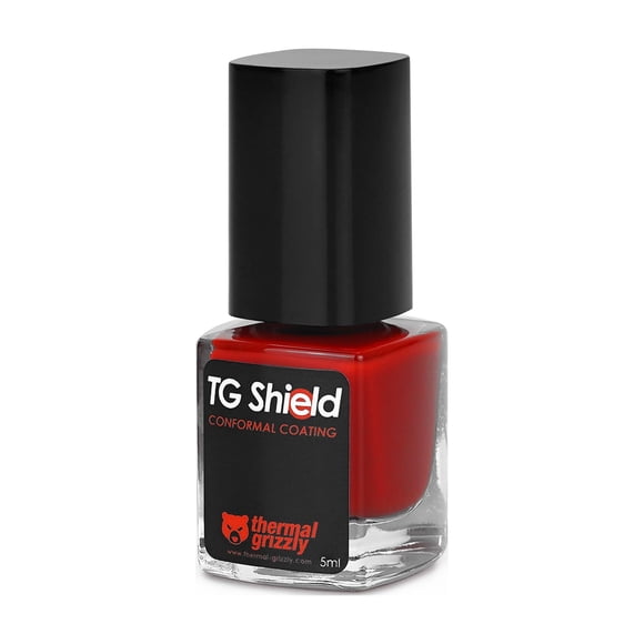 Revestimiento térmico Grizzly TG Shield para altas temperaturas, 5 ml, rojo