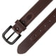 thumbnail image 5 of Cinturón Dickies de piel para hombre, color marrón con puntada tonal, talla pequeña, 5 of 6