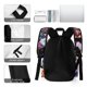thumbnail image 5 of Villanos-theme Backpack, Campus style schoolbag Bookbag with Adjustable Shoulder Straps And Large Zip Compartment, Unisex Travel Bags.42x30x15cm, 5 of 6