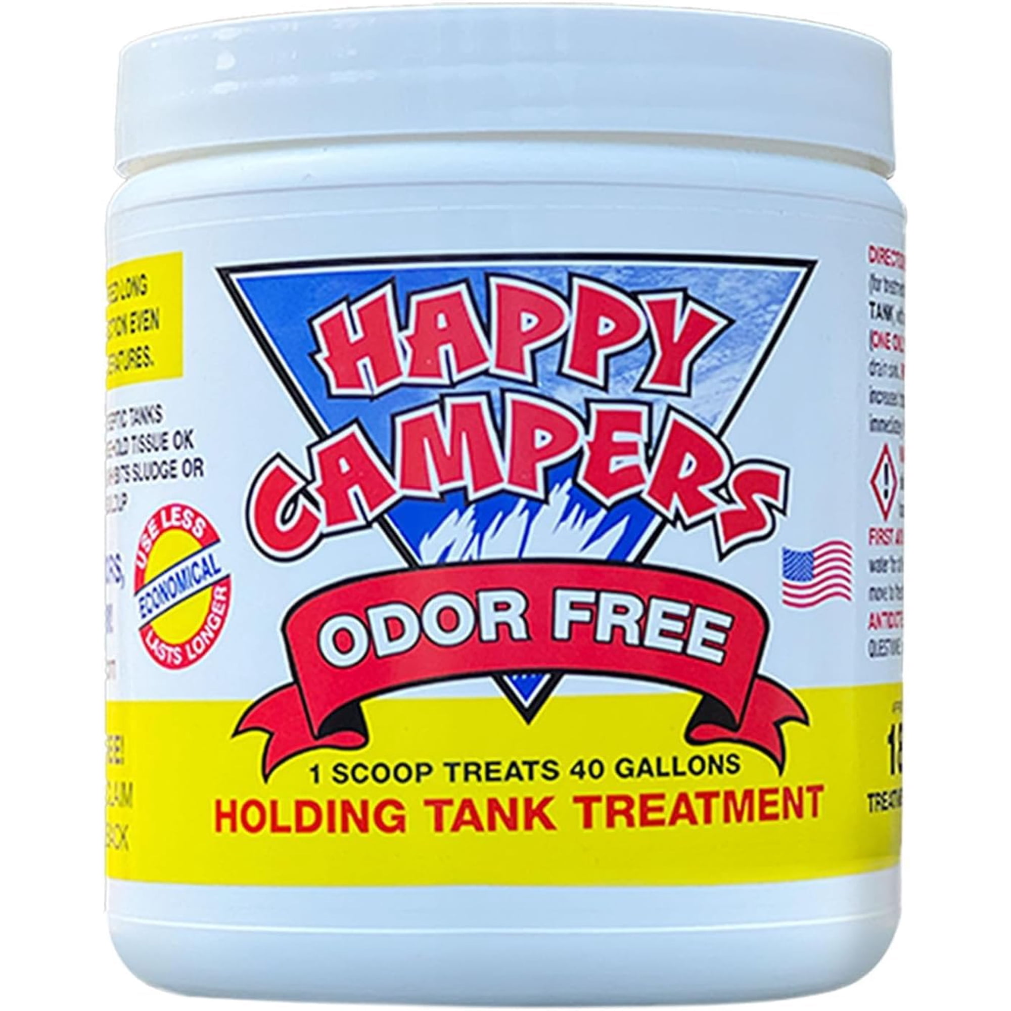 Tratamiento Para Inodoros Para Autocaravanas Happy Campers, Potente Control De Olores