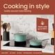 thumbnail image 3 of Juego de utensilios de cocina Bakkenmaster de 22 piezas antiadherentes con estampado de cuadros, 3 of 7
