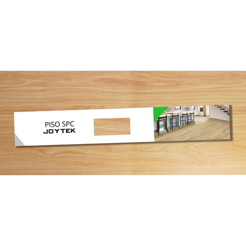 Joytek - Piso Vinílico Spc 5 Mm Arce Natural 123X18 Cm 225 M2 1 Caja 10 Uni