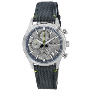 Reloj Seiko Conceptual Chronograph Nylon Strap Grey Dial Quartz Ssb423P1 100M Men'S Watch