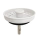 thumbnail image 1 of Colador y tapón de desagüe para fregadero de cocina TGEOND, blanco, 1 of 7
