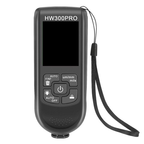 Magideal - Medidor De Espesor De Pintura Datos De Calibración Medición De Espesor De Hw300Pro Negro