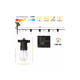 thumbnail image 3 of Luz guirnalda solar led 10 mts 10 ampolletas luz cálida 2700k negro, 3 of 3