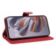 thumbnail image 2 of Funda tipo cartera con tapa para Motorola Edge 50 Neo con tarjetero, soporte y cubierta magnética Rojo, 2 of 6