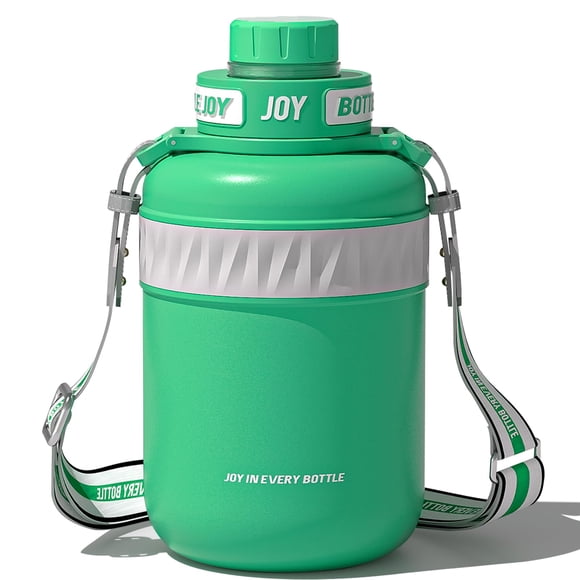 Botella de agua BOTTLE JOY de acero inoxidable de 48 oz, a prueba de fugas