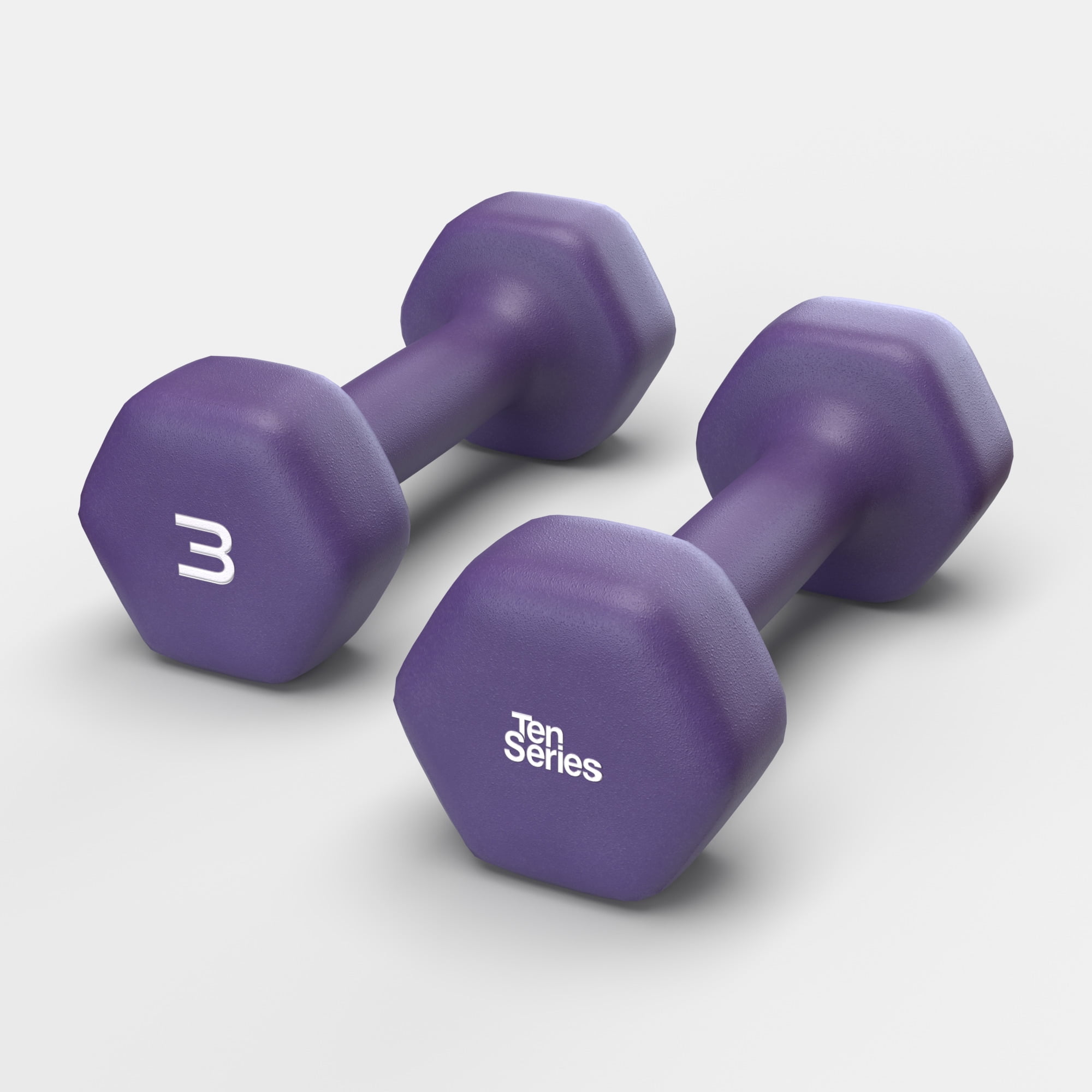 Ten Series - Par Mancuernas Neoprene 3 Kg