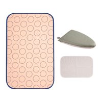 Magideal - Alfombrilla De Planchado Portátil, Manta De Planchado De Mesa, Superficie Plana, Protección Térmica, Guante De Planchado Plegable, Almohadilla De Plan 62Cm X 80Cm