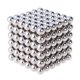 thumbnail image 3 of Bola De Pelota Magnética 5 Mm 216 Cubo Plata DIY Kit De Ciencia Puzzle Escultura Juguete, 3 of 5