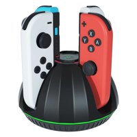 Dock Cargador Aaronmei Joycon Nintendo Switch Negro
