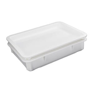 Magideal - Caja De Prueba De Pizza, Herramientas Apilables Para Hornear, Fácil De Limpiar, Resistente, Práctico, Rectangular, Ligero Para El Hogar, Cocina, Hogar