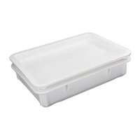 Magideal - Caja De Prueba De Pizza, Herramientas Apilables Para Hornear, Fácil De Limpiar, Resistente, Práctico, Rectangular, Ligero Para El Hogar, Cocina, Hogar