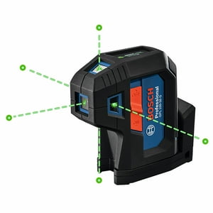Láser De Alineación Bosch Gpl100-50G Green-Beam Con Accesorios