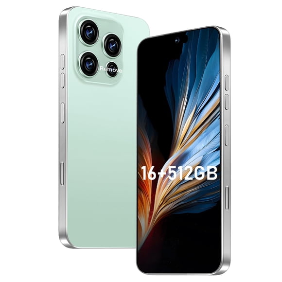Smartphone OEJBK 16PM 16GB+512GB pantalla de 6.99'' 68+108MP color cian