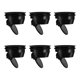 thumbnail image 1 of Núcleo de Desagüe de Piso Anti-Olor Uxcell, Preventor de Reflujo de Desagüe de Ducha, Negro 6Pack, 1 of 5