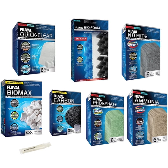 Kit de filtros Inland Seas Fluval 406/407 – 7 piezas