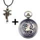 thumbnail image 2 of Reloj de bolsillo Tiong 45 mm Anime Cosplay Marrón Caja de regalo, 2 of 7