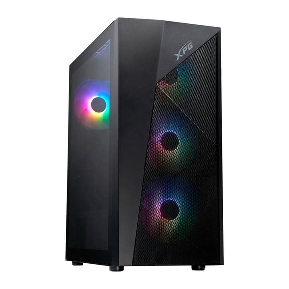 Gabinete XPG Lander 500, Vidrio Templado, ATX, Negro