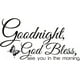 thumbnail image 1 of Decomural Goodnight God Bless Religious WS-32392, 1 of 2
