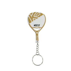 K-Fit - Llavero Pala Padel Dorado