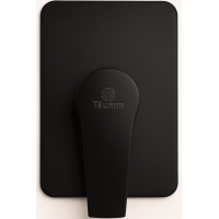 Taumm - Llave Monomando Ducha Al Muro Notte Negro