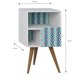 thumbnail image 3 of Mesa Lateral Retro Blanca 1008, 3 of 3