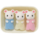 thumbnail image 1 of Epoch Sylvanian Families Marshmallow Mouse Triplets 5337, 1 of 2