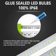 thumbnail image 4 of 130W DC 12V IP68 Aluminio Impermeable de Alta Potencia Brillante Atrayentes de Pez para Barco Señuelo Verde Luces de Pesca Sumergibles LED Submarinas para por la Noche Snook Crappie con Clips de B..., 4 of 7