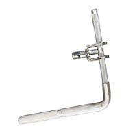 Magideal - Soporte De Cencerro Para Bombo, Abrazadera De Ajuste De Hardware, Kit De Batería De Jazz Duradero, Accesorio De Soporte De Abrazadera, Kits De Montaje Varilla De Soporte