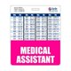 thumbnail image 1 of Identificador de credencial Scrubs and Stuff LLC Sobredimensionado rosa, 1 of 4