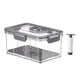 thumbnail image 2 of Almacenamiento De Alimentos Para Sellador Al Vacío Organizador Rectangular Contenedor De Vacío De Plástico Gris 2.5L, 2 of 3