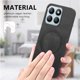 thumbnail image 2 of Magnetic Slim Case for Honor X8B with Camera Guard & Anti-Scratch Back Black, 2 of 5