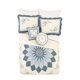 thumbnail image 4 of Funda decorativa MODERN HEIRLOOM 66x51 cm azul con bordado de algodón, 4 of 5