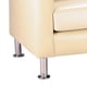 thumbnail image 4 of Sofa New Retro 3 Cuerpos Pu 12 Beige, 4 of 5