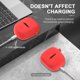 thumbnail image 4 of Estuche de silicona para auriculares Bose QC II/Ultra FIRE ROSE, rojo + llavero, 4 of 7