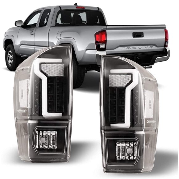 Par de luces traseras LED Winjet para Toyota Tacoma 2016-2023