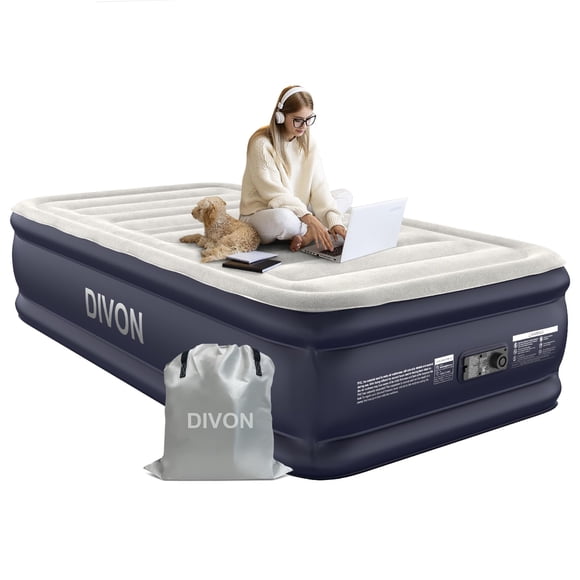 Colchón inflable DIVON tamaño twin 46 x 99 x 46 cm con bomba incorporada 110 V