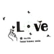 thumbnail image 2 of Acrílico Amor Decoración DIY Reloj De Pared Decoración Silenciosa Sin Tic-tac Para Pasillo Números Luminosos, 2 of 5