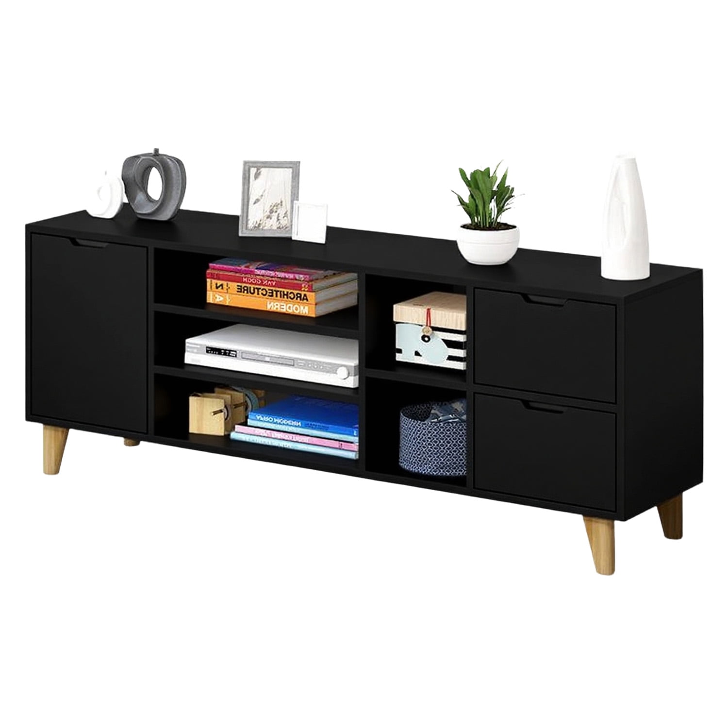 De Todo Y Mas - Rack Tv 140x30x55cm 3 Cajones Chic Home