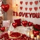 thumbnail image 5 of Set de globos Tedercle I Love You de 16 pulgadas con globos en forma de corazón, 5 of 7