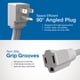 thumbnail image 3 of Cable de extensión DDON USA, calibre 14, 3 pies, para electrodomésticos, 3 of 7