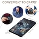 thumbnail image 4 of Gwen, Mujer Araña Porta Pasaporte y Cartera de Viaje Premium de Cuero PU, Funda de Pasaporte Bloqueo RFID con Ranuras para Tarjetas de Crédito, Estuche para Libro de Pasaporte para Familia 10cm × 15cm, 4 of 6
