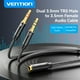 thumbnail image 3 of Cable de Audio 3.5mm a dual 3.5mm cubierta Algodon - Vention, 3 of 3