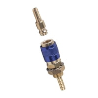 Ioensy - Antorcha De Soldadura De Latón Conector Rápido Montaje Conexión Rápida De Agua O Gas Azul 6 Mm
