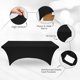 thumbnail image 5 of Mantel Utopia Kitchen de elastano de 6 pies [1 paquete, negro] 200 g/m², 5 of 9