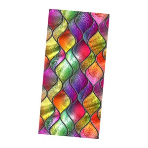 Bothyi - Privacidad Ventana Película Hogar Anti Uv Vidrieras Baño Diy Ventana Calcomanías D